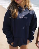 Classic Puff Hoodie in Navy