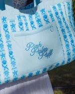 Pink Couture Carryall in Seabreeze (Reversible)