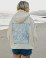 Live in the Moment Hoodie in Sand